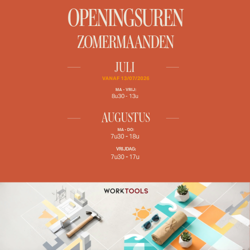 Openingsuren zomerperiode